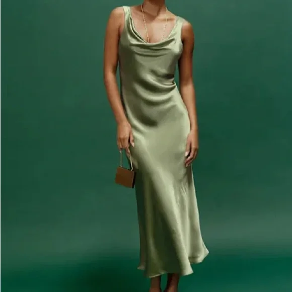 NWT Reformation Bryn Silk Dress - Picture 1 of 9